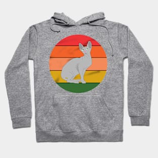 Gray Cat Hoodie